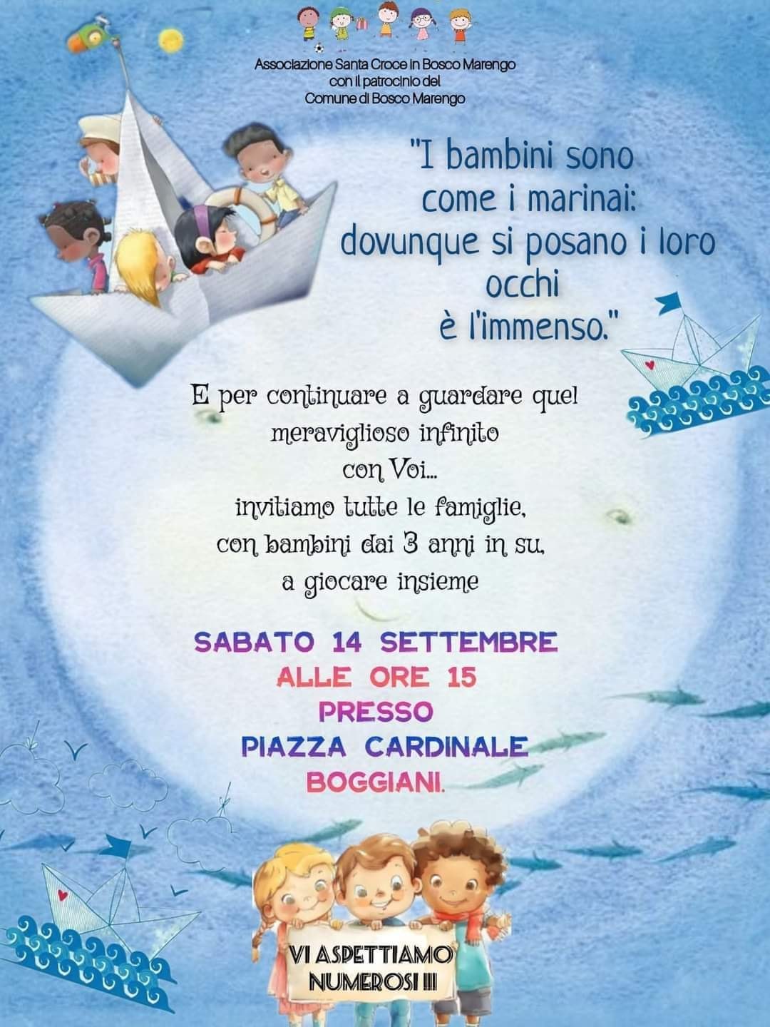 Locandina festa dei bambini