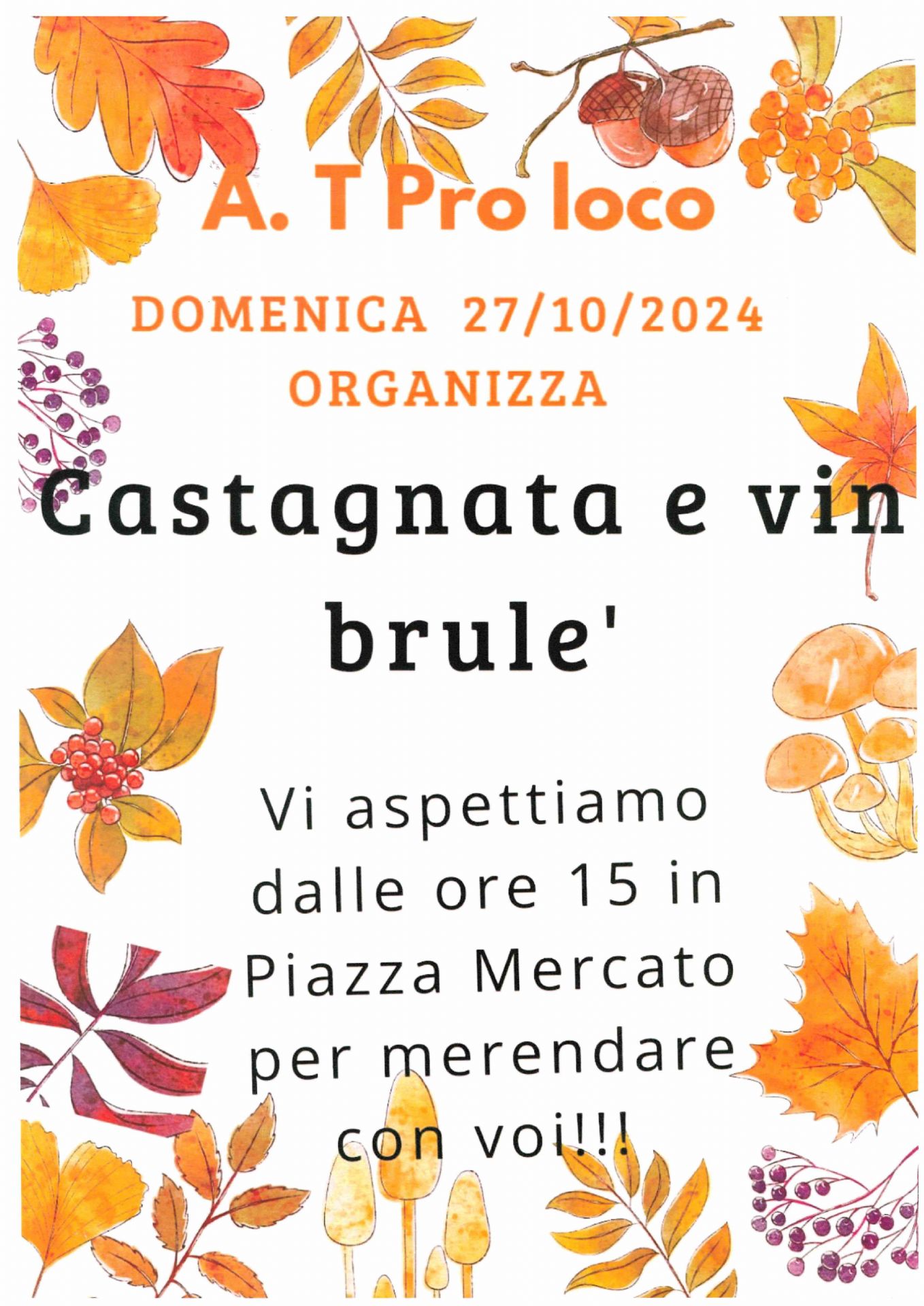 Castagnata e Vin Brulé