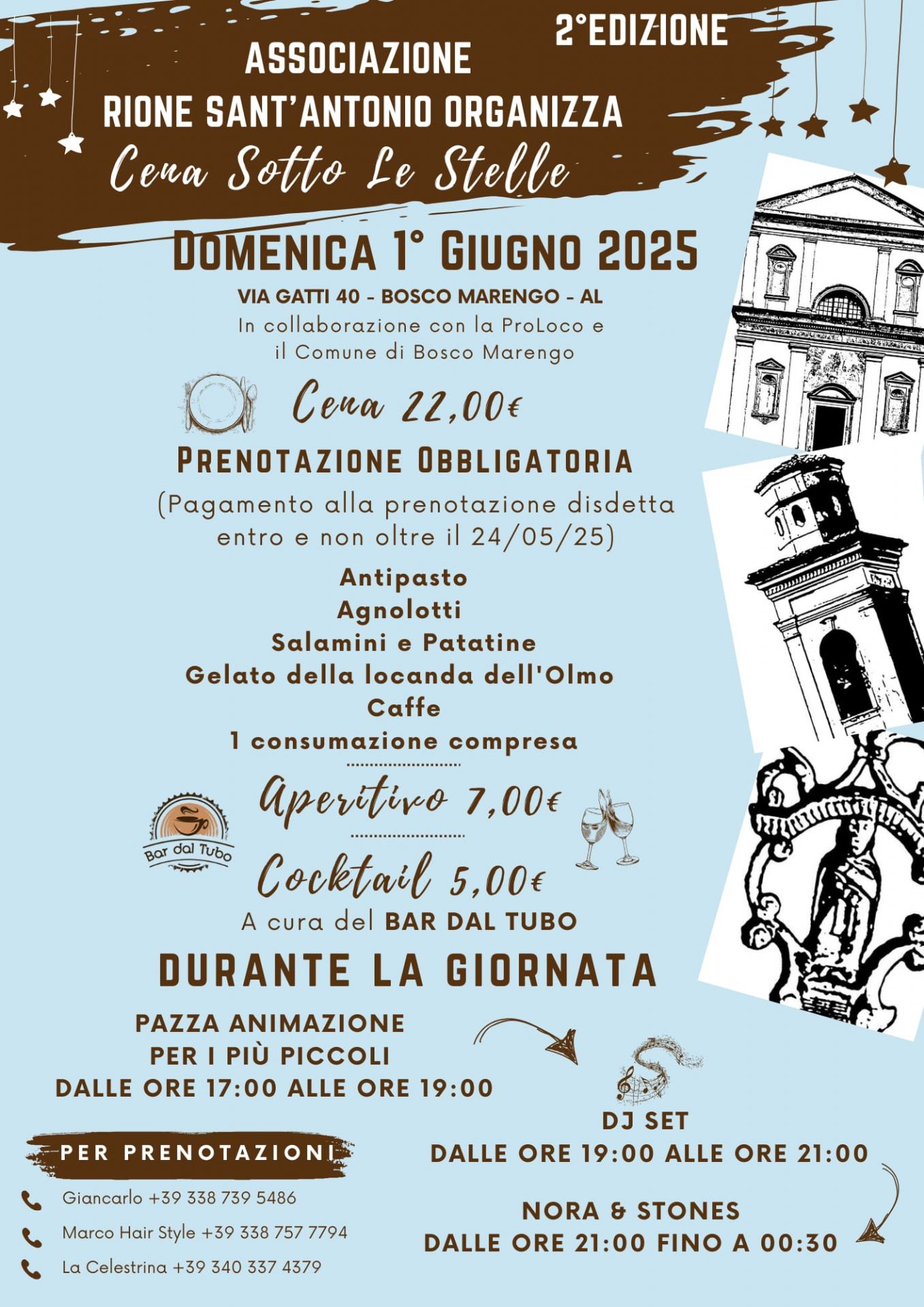 Cena sotto le stelle