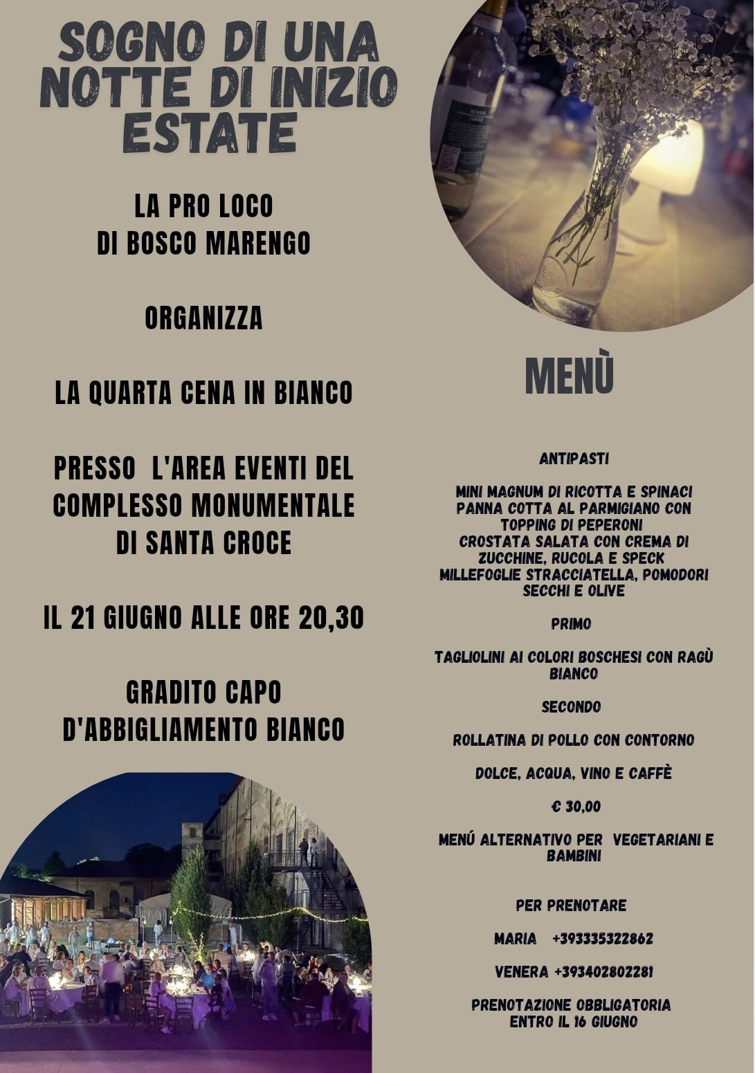 Cena in Bianco