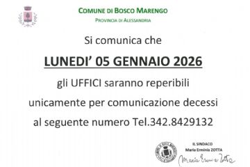 Reperibilita uffici 5 gennaio 2026